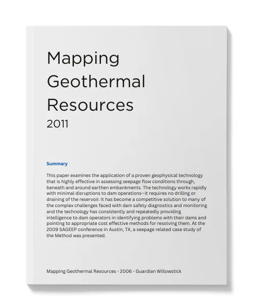 Mapping Geothermal Resources cover