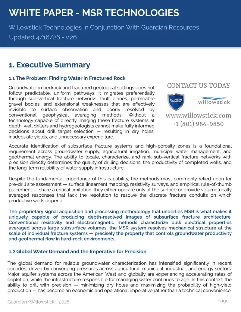 MSR Technologies White Paper cover