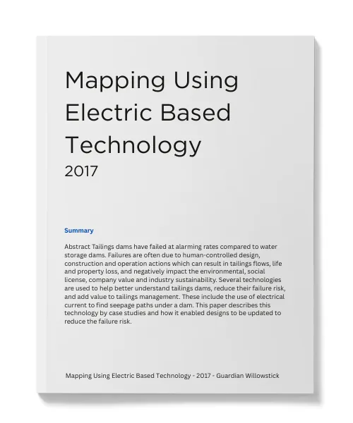 Tailings Seepage Paths Mapped Using Electric-Based Technology cover